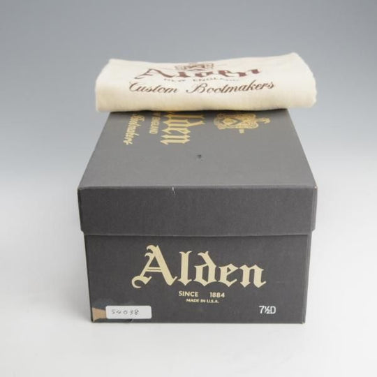 極美品★オールデン 7.5D【定価￥173,800-★コードバン仕様/モディファイドラスト】54038/Uチップ/バーガンディー/#8/赤茶/Alden★i914