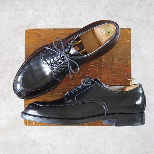 極美品★オールデン 7.5D【同系モデル定価￥169,400-★コードバン仕様/モディファイドラスト】54322/Vチップ/黒/メンズ/Alden★i915