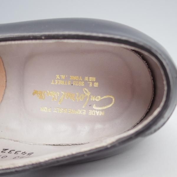 極美品★オールデン 7.5D【同系モデル定価￥169,400-★コードバン仕様/モディファイドラスト】54322/Vチップ/黒/メンズ/Alden★i915