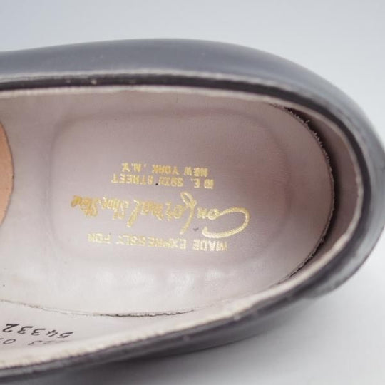 極美品★オールデン 7.5D【同系モデル定価￥169,400-★コードバン仕様/モディファイドラスト】54322/Vチップ/黒/メンズ/Alden★i915