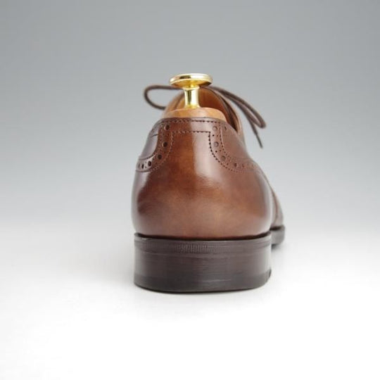 極上★ジョンロブ 8.5E【貴重★8695ラスト/DARBY 2/ミュージアムカーフ】ダービー/フルブローグ/パリジャンブラウン/JOHN LOBB★i918