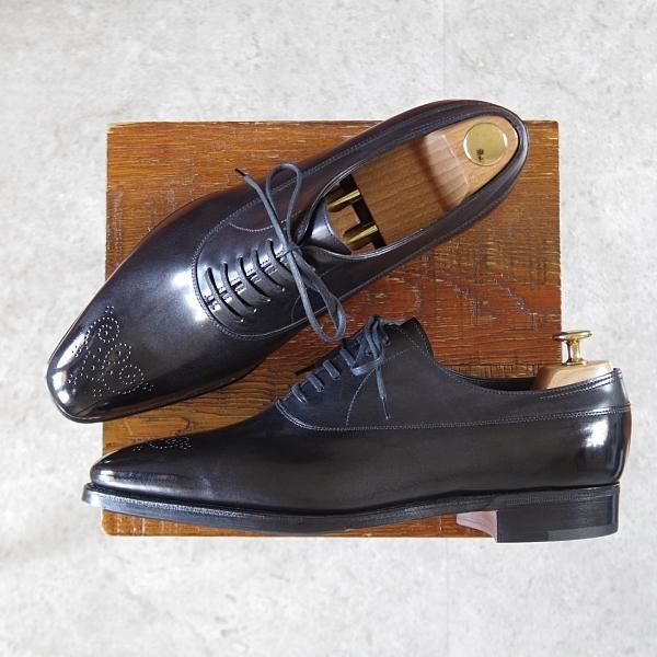 未使用★ジョンロブ 8E【限定★ジャーミンストリート15周年記念モデル/Jermyn 15】8000ラスト/カーフ/黒/メンズ/JOHN LOBB★i919