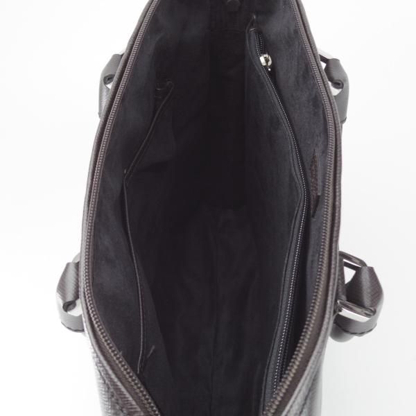 美品★(伊)SERAPIAN/セラピアン【定価15万円以上★サフィアーノレザー/ブリーフケース】バッグ/メンズ/ビジネス/濃茶/革/鞄★N5839
