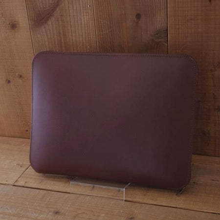 ★(英)パップワース/PAPWORTH製【★Peal&co/ブルックスブラザーズ別注】クラッチバッグ/メンズ&レディース/ビジネス/バッグ/茶/革/鞄★N5841