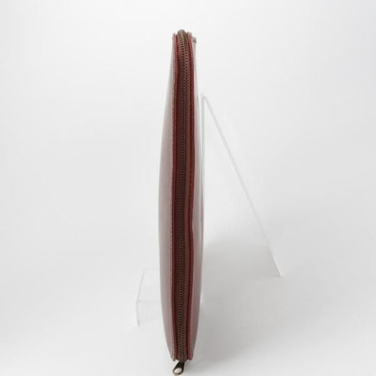 ★(英)パップワース/PAPWORTH製【★Peal&co/ブルックスブラザーズ別注】クラッチバッグ/メンズ&レディース/ビジネス/バッグ/茶/革/鞄★N5841