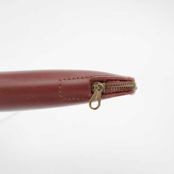 ★(英)パップワース/PAPWORTH製【★Peal&co/ブルックスブラザーズ別注】クラッチバッグ/メンズ&レディース/ビジネス/バッグ/茶/革/鞄★N5841