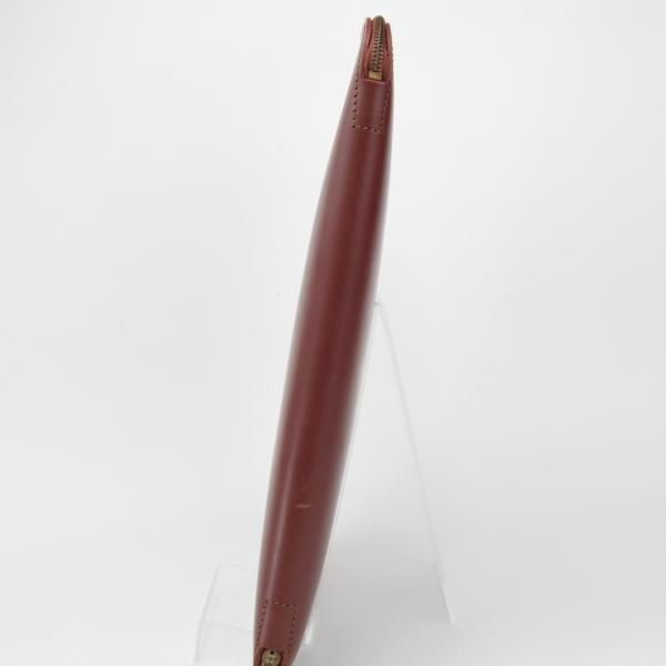 ★(英)パップワース/PAPWORTH製【★Peal&co/ブルックスブラザーズ別注】クラッチバッグ/メンズ&レディース/ビジネス/バッグ/茶/革/鞄★N5841