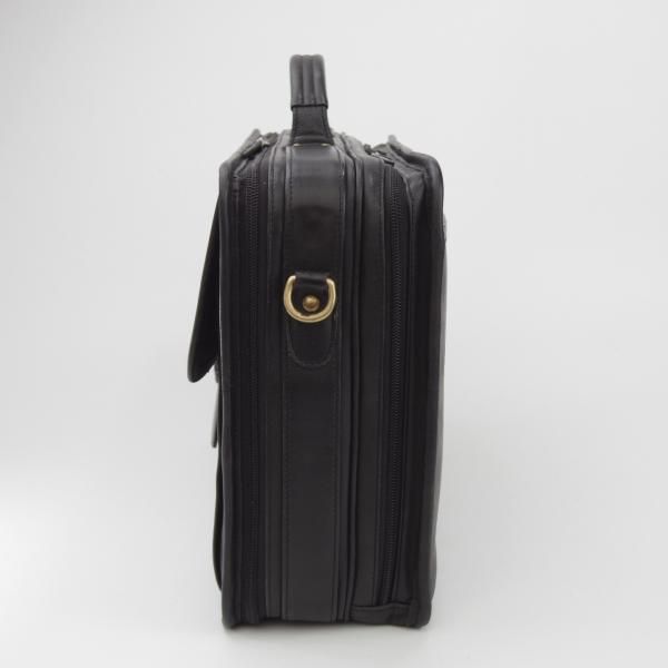 極上★コーチ/COACH【パソコン持運び可★ソフトアタッシュケース兼オーバーナイトバッグ】ショルダー/メンズ/ビジネス/バッグ/黒/鞄★N5843