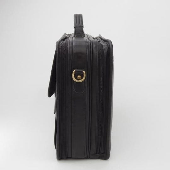 極上★コーチ/COACH【パソコン持運び可★ソフトアタッシュケース兼オーバーナイトバッグ】ショルダー/メンズ/ビジネス/バッグ/黒/鞄★N5843