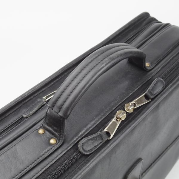 極上★コーチ/COACH【パソコン持運び可★ソフトアタッシュケース兼オーバーナイトバッグ】ショルダー/メンズ/ビジネス/バッグ/黒/鞄★N5843