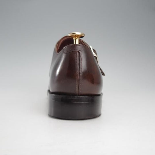 極美品★トレーディングポスト SIZE 7【定価￥51,700-★ダイナイトソール/撥水レザー】T606/ダブルモンク/濃茶/ユニオンロイヤル製★i929