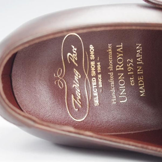 極美品★トレーディングポスト SIZE 7【定価￥51,700-★ダイナイトソール/撥水レザー】T606/ダブルモンク/濃茶/ユニオンロイヤル製★i929