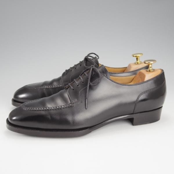 美品★Oriental/オリエンタル SIZE 7【定価￥71,500-★EG/ドーバー似寄モデル/スキンステッチ】ベベルドグッドイヤー/Uチップ/黒★i931