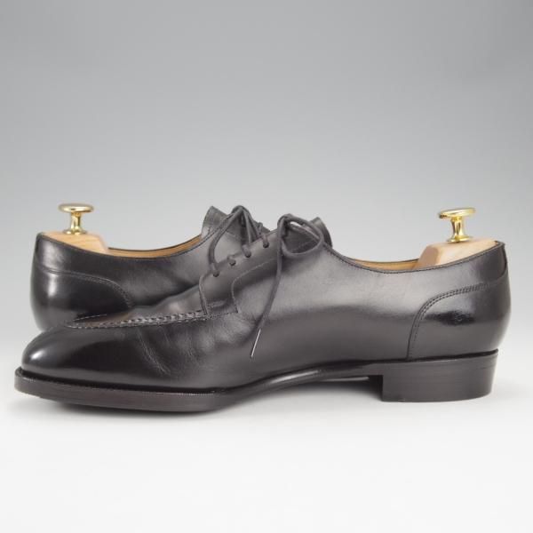 美品★Oriental/オリエンタル SIZE 7【定価￥71,500-★EG/ドーバー似寄モデル/スキンステッチ】ベベルドグッドイヤー/Uチップ/黒★i931