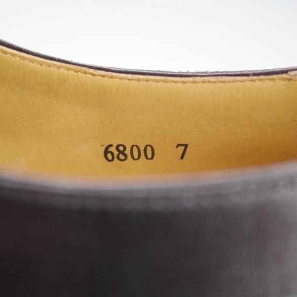 美品★Oriental/オリエンタル SIZE 7【定価￥71,500-★EG/ドーバー似寄モデル/スキンステッチ】ベベルドグッドイヤー/Uチップ/黒★i931