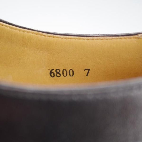 美品★Oriental/オリエンタル SIZE 7【定価￥71,500-★EG/ドーバー似寄モデル/スキンステッチ】ベベルドグッドイヤー/Uチップ/黒★i931