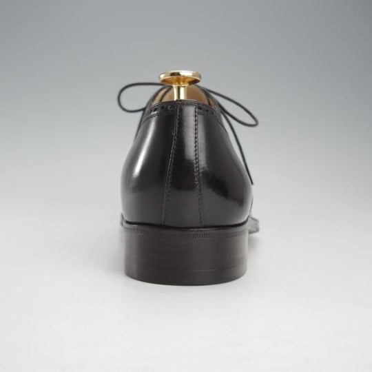 極美品★(伊)タニノクリスチー SIZE 6.5【定価15万円以上★クォーターブローグ/108350】カーフ/黒/メンズ/TANINO CRISCI★i932