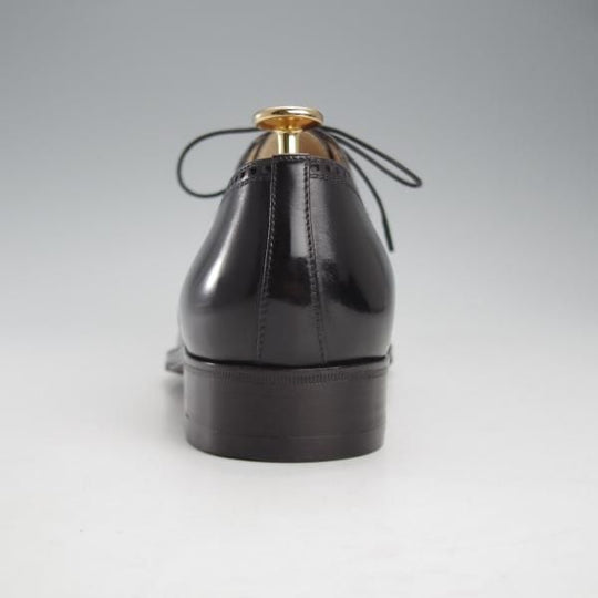 極美品★(伊)タニノクリスチー SIZE 6.5【定価15万円以上★クォーターブローグ/108350】カーフ/黒/メンズ/TANINO CRISCI★i932