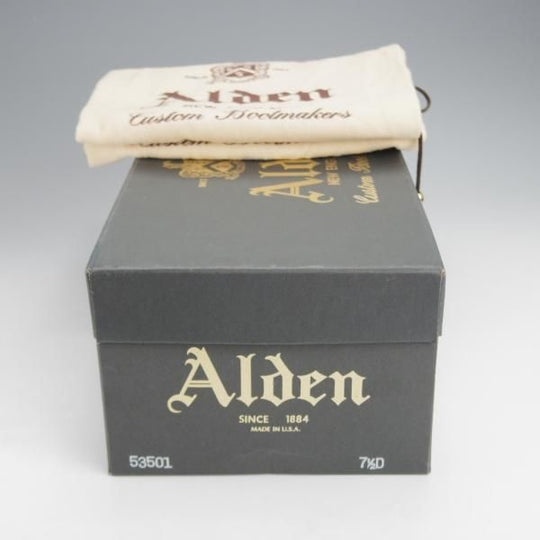 極上★オールデン 7.5D【定価￥169,400-★コードバン仕様/モディファイドラスト/53501】プレーントゥ/バーガンディー/赤茶/Alden★i935