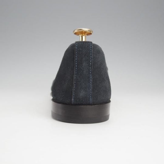 未使用★POLPETTA/ポルペッタ SIZE 40【定価￥35,200-★シップス別注/ベルジャンシューズ】タッセルローファー/スエード/紺★i937