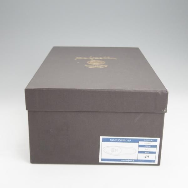 未使用★POLPETTA/ポルペッタ SIZE 40【定価￥35,200-★シップス別注/ベルジャンシューズ】タッセルローファー/スエード/紺★i937