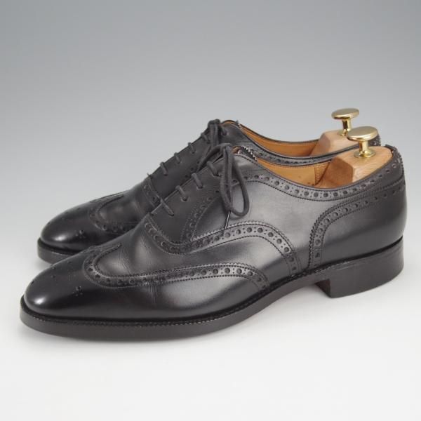 極上★チャーチ 70F/UK7【現行定価￥160,600-★旧チャーチ/73ラスト/CHETWYND】チェットウィンド/3都市ロゴ/黒/カーフ/Church's★i938