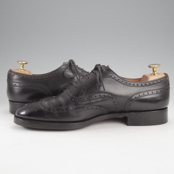極上★チャーチ 70F/UK7【現行定価￥160,600-★旧チャーチ/73ラスト/CHETWYND】チェットウィンド/3都市ロゴ/黒/カーフ/Church's★i938