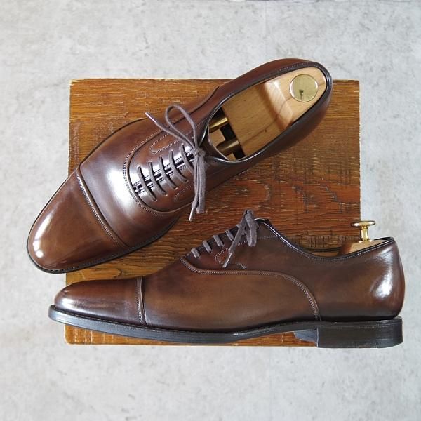 ★チャーチ 80F/UK8【貴重★上級137コレクション/LAMPORT/ランポート】ストレートチップ/カーフ/濃茶/メンズ/Church's★i940