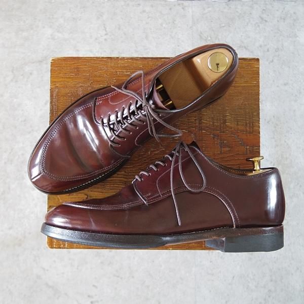 ★Makers/メイカーズ SIZE 7.5【現行定価￥114,950-★コードバン仕様/ホーウィン社/Vチップ】CDVN-02/バーガンディー/赤茶/メンズ★i941