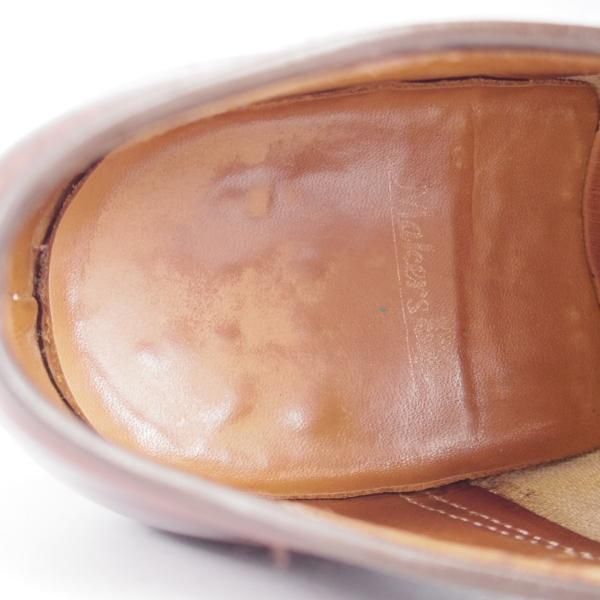 ★Makers/メイカーズ SIZE 7.5【現行定価￥114,950-★コードバン仕様/ホーウィン社/Vチップ】CDVN-02/バーガンディー/赤茶/メンズ★i941