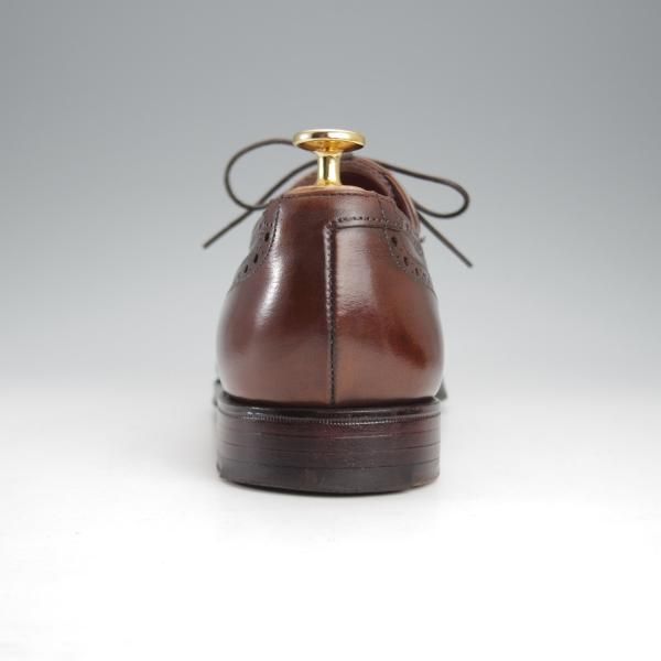 極上★クロケット&ジョーンズ 7.5E【定価￥86,900-★COVENTRY/セミブローグ】341ラスト/カーフ/濃茶/メンズ/Crockett&Jones★i944