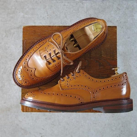 極美品★トリッカーズ SIZE 6.5【定価￥102,300-★ダイナイトソール/BOURTON/エイコンアンティーク】カントリーシューズ/Tricker's★i945