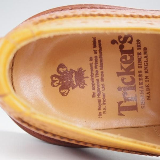 極美品★トリッカーズ SIZE 6.5【定価￥102,300-★ダイナイトソール/BOURTON/エイコンアンティーク】カントリーシューズ/Tricker's★i945