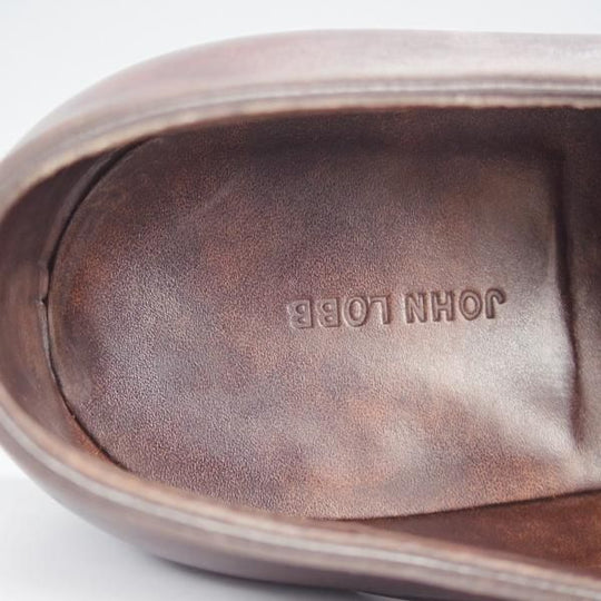 極上★ジョンロブ 7.5E【定価￥289,300-★プレステージライン/CHAPEL】8000ラスト/ミュージアムカーフ/ダブルモンク/JOHN LOBB★i946