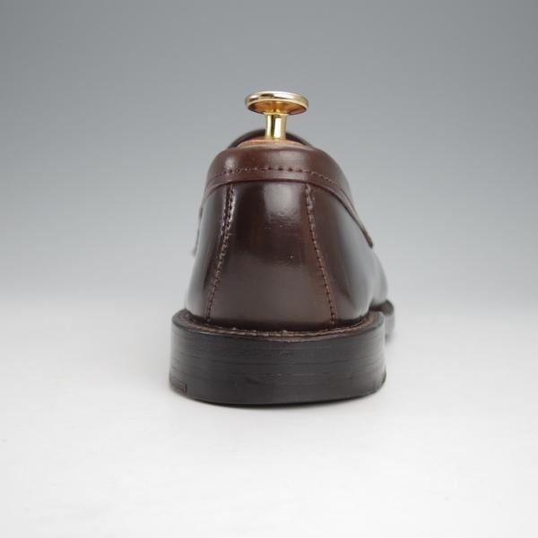 美品★オールデン 6.5D【貴重★シガー色/コードバン/BEAMS別注】99152/ヴァンラスト/コインローファー/茶/バンラスト/メンズ/Alden★i947