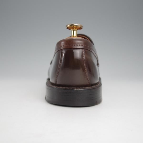 美品★オールデン 6.5D【貴重★シガー色/コードバン/BEAMS別注】99152/ヴァンラスト/コインローファー/茶/バンラスト/メンズ/Alden★i947