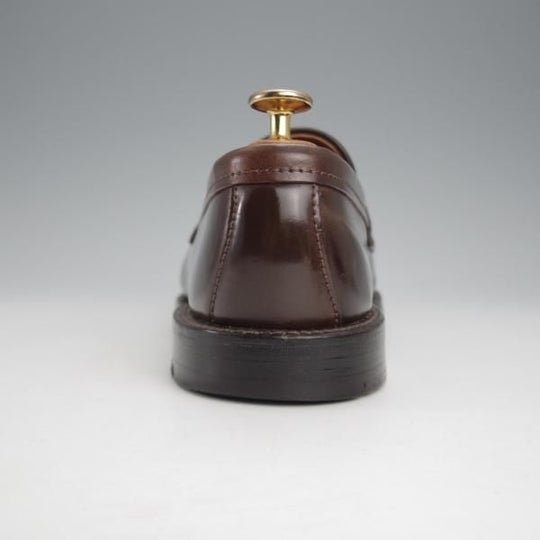 美品★オールデン 6.5D【貴重★シガー色/コードバン/BEAMS別注】99152/ヴァンラスト/コインローファー/茶/バンラスト/メンズ/Alden★i947