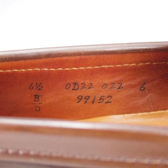 美品★オールデン 6.5D【貴重★シガー色/コードバン/BEAMS別注】99152/ヴァンラスト/コインローファー/茶/バンラスト/メンズ/Alden★i947