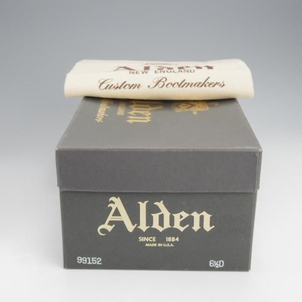美品★オールデン 6.5D【貴重★シガー色/コードバン/BEAMS別注】99152/ヴァンラスト/コインローファー/茶/バンラスト/メンズ/Alden★i947