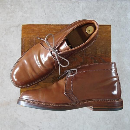 ★オールデン 7C【貴重★ラベロ色/コードバン/13750】バリーラスト/バーニーズNY別注/チャッカブーツ/茶/メンズ/Alden★i948