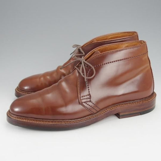 ★オールデン 7C【貴重★ラベロ色/コードバン/13750】バリーラスト/バーニーズNY別注/チャッカブーツ/茶/メンズ/Alden★i948