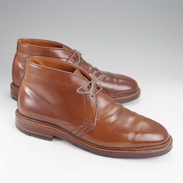 ★オールデン 7C【貴重★ラベロ色/コードバン/13750】バリーラスト/バーニーズNY別注/チャッカブーツ/茶/メンズ/Alden★i948