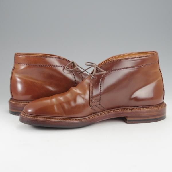 ★オールデン 7C【貴重★ラベロ色/コードバン/13750】バリーラスト/バーニーズNY別注/チャッカブーツ/茶/メンズ/Alden★i948