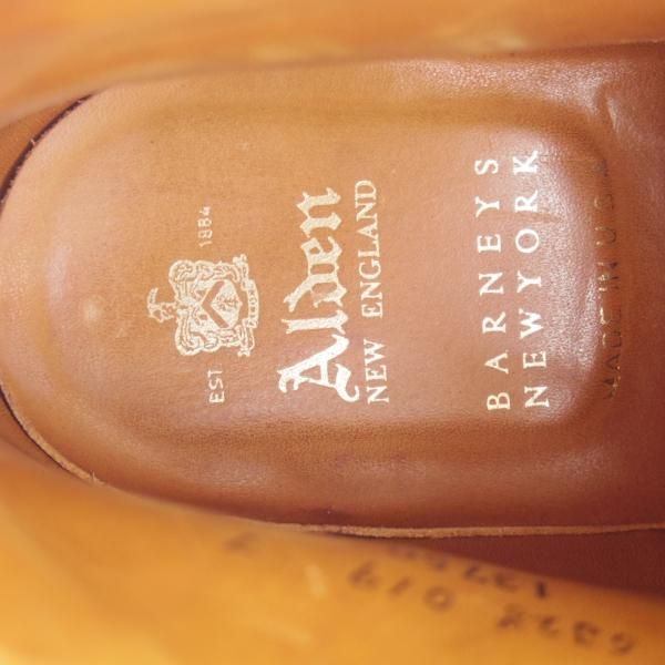 ★オールデン 7C【貴重★ラベロ色/コードバン/13750】バリーラスト/バーニーズNY別注/チャッカブーツ/茶/メンズ/Alden★i948