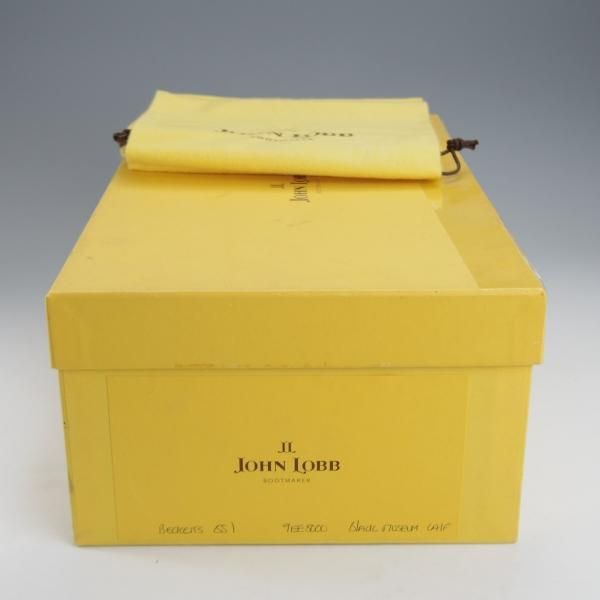 美品★ジョンロブ 9EE【現行定価￥291,500-★プレステージライン/BECKETTS】ミュージアムカーフ/8000ラスト/ベケッツ/黒/JOHN LOBB★i950