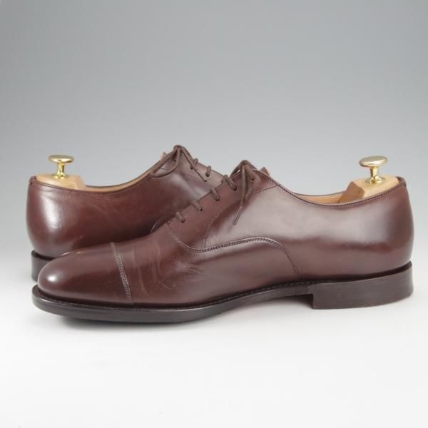 極美品★チャーチ 85G/UK8.5【貴重★100ラスト/コンサル同仕様/BALMORAL】ストレートチップ/カーフ/濃茶/メンズ/Church's★i951