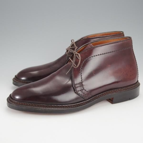 ★オールデン 6D【定価￥176,000-★コードバン仕様/1339/ユナイテッドアローズ別注】バリーラスト/チャッカブーツ/#8/赤茶/Alden★i952