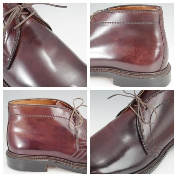 ★オールデン 6D【定価￥176,000-★コードバン仕様/1339/ユナイテッドアローズ別注】バリーラスト/チャッカブーツ/#8/赤茶/Alden★i952