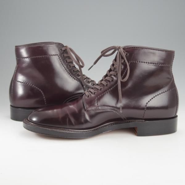 極美品★オールデン 8D【現行定価19万円程度★コードバン/BEAMS別注/ミリタリーラスト】45061/マンソンブーツ/赤茶/ビームス/Alden★i953