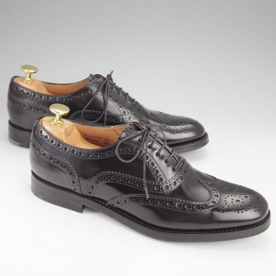 未使用★チャーチ(レディース) SIZE 38【定価￥160,600-★バーウッド/BURWOOD WG】ポリッシュドバインダーカーフ/黒/Church's★i954
